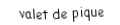 Je suis une carte à jouer. Je viens  avant le dame, je suis noir mais pas de trefle.